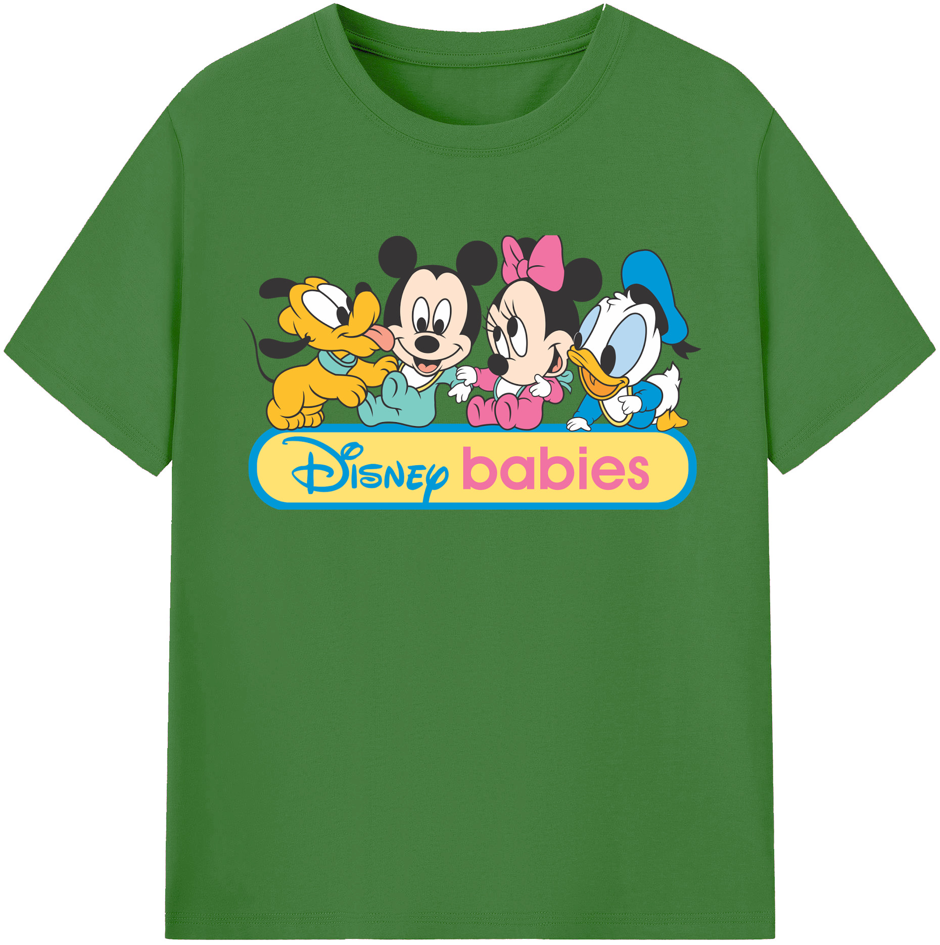 （画像用） ミッキーマウス Mickey Mouse レディースカジュアルプリントTシャツ（綿100％）